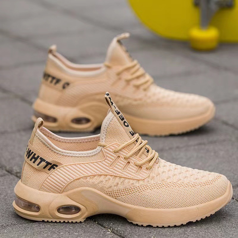 2022 New Fashionable Men's Shoes Mesh Breathable Sneaker Men's Platform Casual Air Cushion All-Match Walking Shoes for Four Seasons