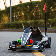 新款卡丁车儿童电动车四轮漂移车遥控男女小孩充电玩具汽车可坐人