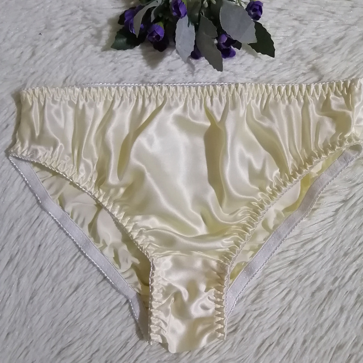 桑蚕丝内裤 女士真丝三角内裤 加大码内裤打底裤轻薄透气内裤