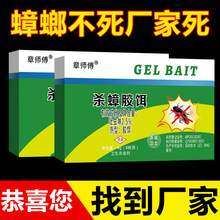 厂家现货批发蟑螂药家用全窝端室内厨房非无毒方便贴8粒杀蟑胶饵