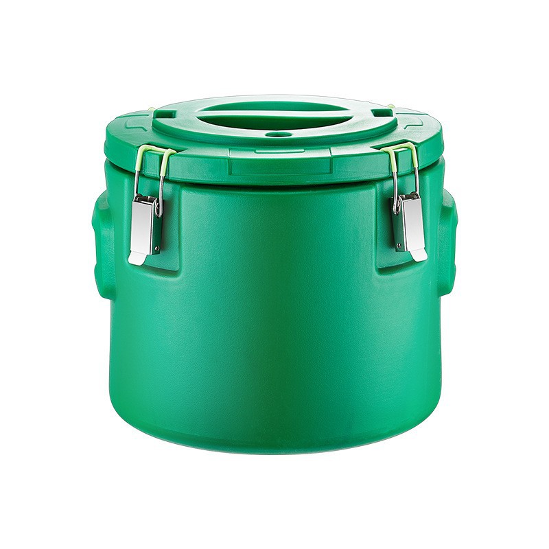 Large Capacity Color Stainless Steel Outdoor Thermal Soup Bucket Transport Barrel Lock Temperature Barrel Rice Bucket Hot and Cold Commercial Insulated Bucket