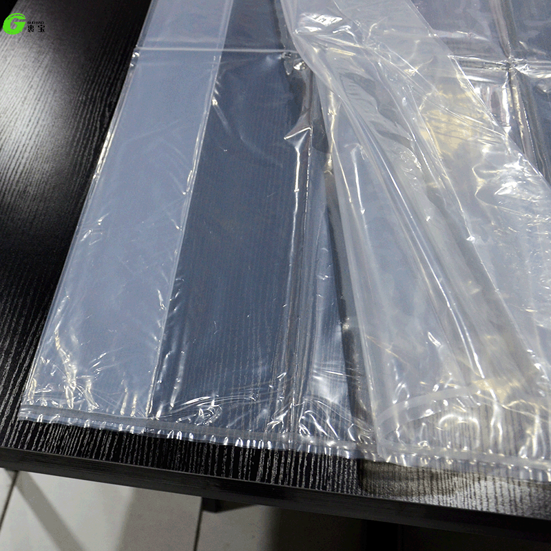 厂家生产pe折边风琴平口塑料袋批发大规格聚乙烯双插边塑料平口袋