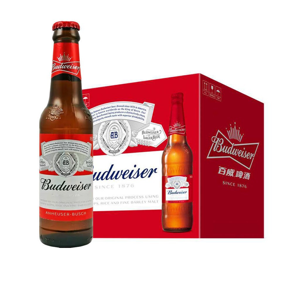 瓶装百威啤酒