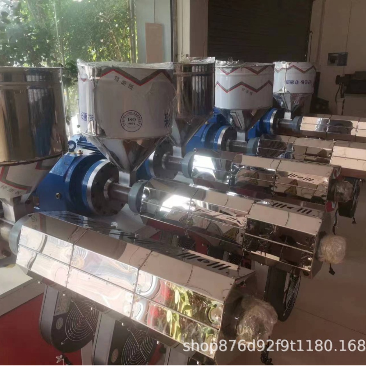 深圳商家 35规格 挤出pu包纱管用挤出机装置(螺杆 机筒 减速机)