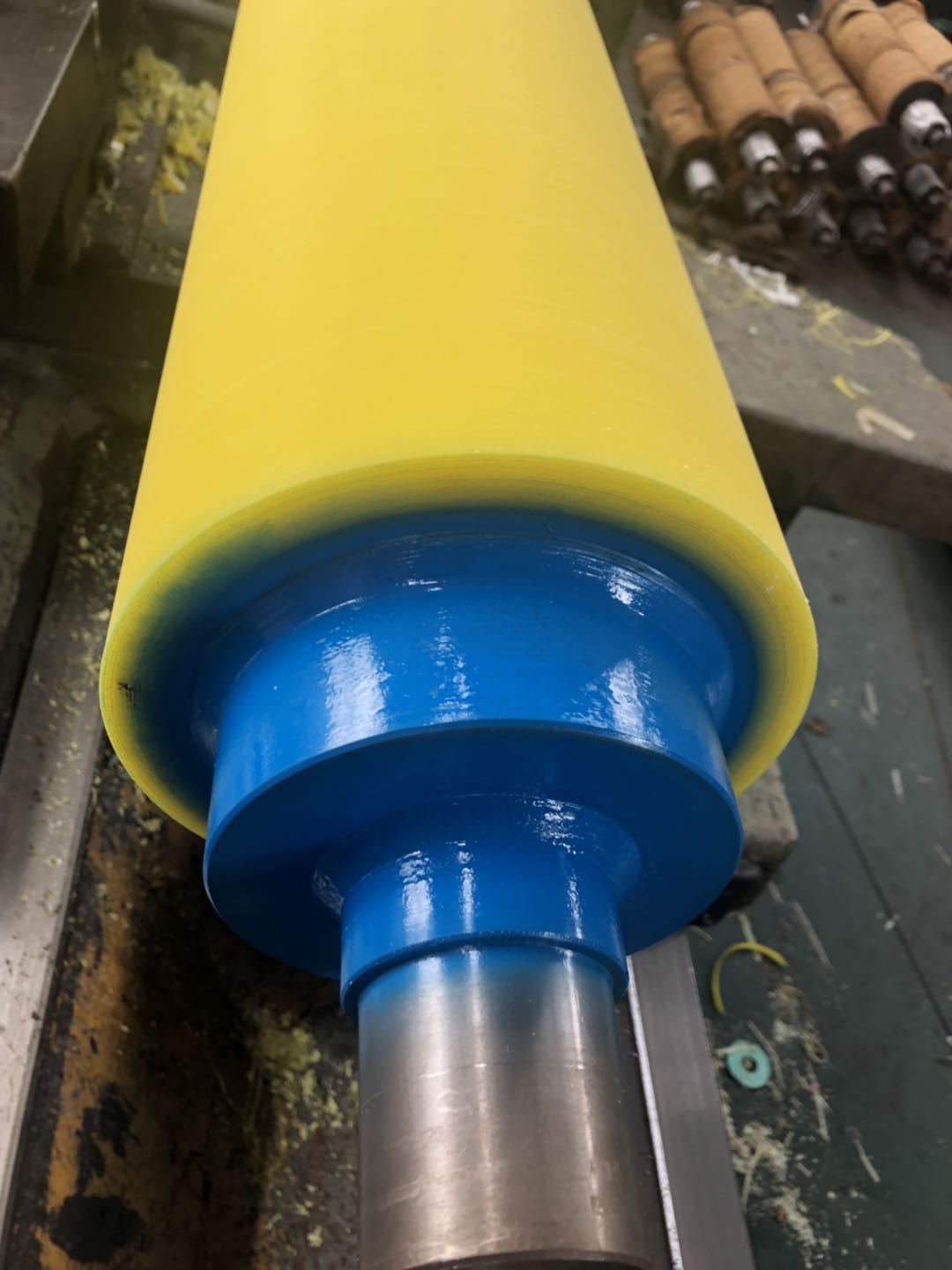 印刷辊滚轴胶辊橡胶聚氨酯硅胶尼龙不锈钢压辊镜面铝导辊包胶滚筒