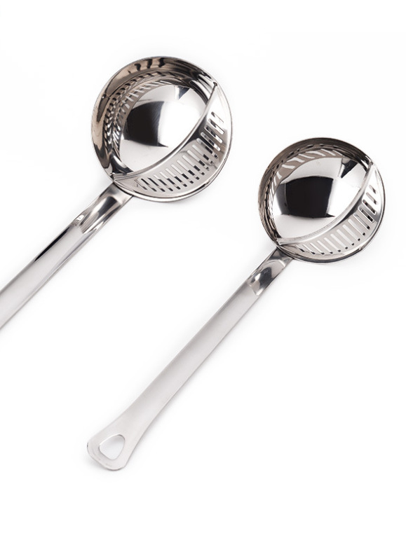 Stainless Steel Kitchenware Creative Filter Soup Spoon