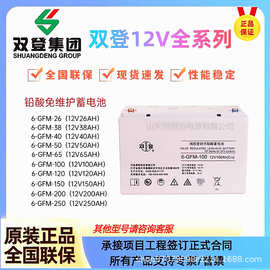双登蓄电池12V100 24 38 65 120 150AH通信机房UPS/EPS电源专用