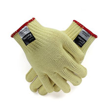 杜邦7针Kevlar纤维3级防切割手套/KK1021/耐高温虎口加强手套