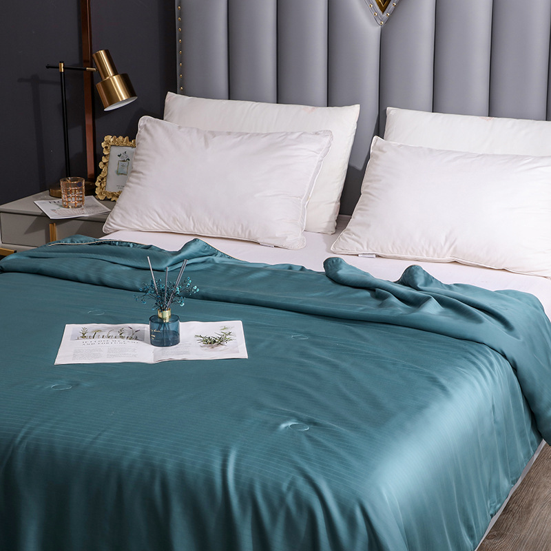 2023春夏新款可水洗夏凉被 100桑蚕丝被莱赛尔纤维空调被礼品被子