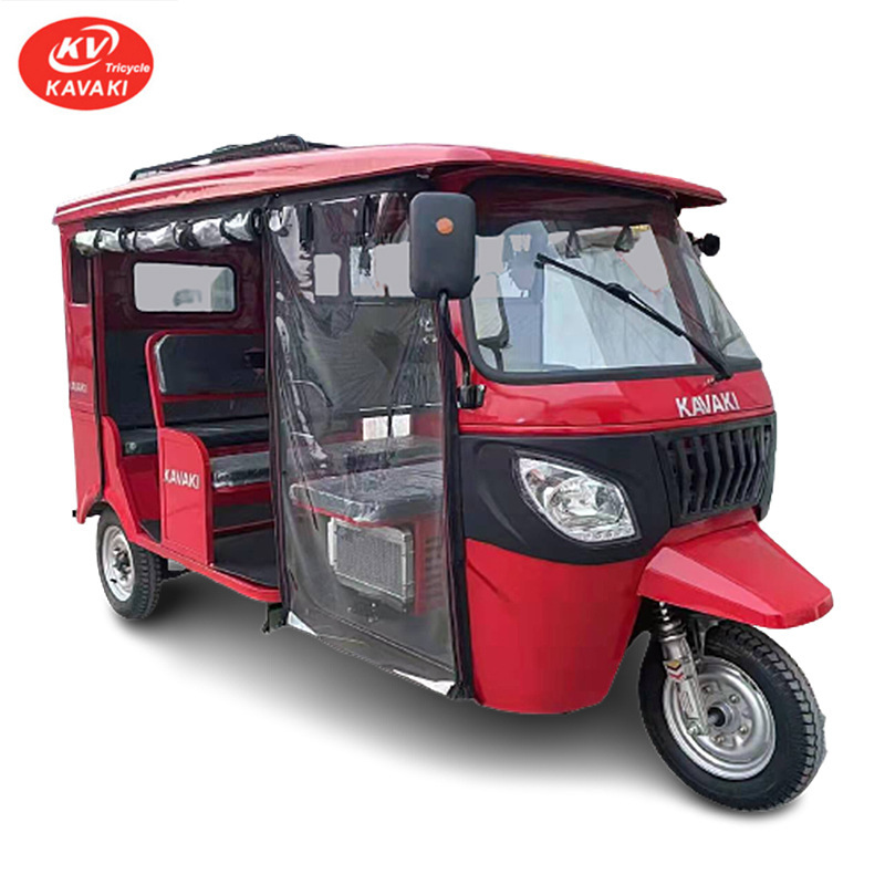 kavaki出口双排双向汽油嘟嘟车东南亚旅游观光载客车汽油三轮车