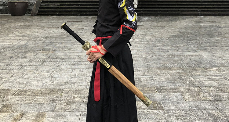 龙泉市木汉剑木质刀剑带鞘古风武侠宝剑汉服佩剑cos表演道具武术