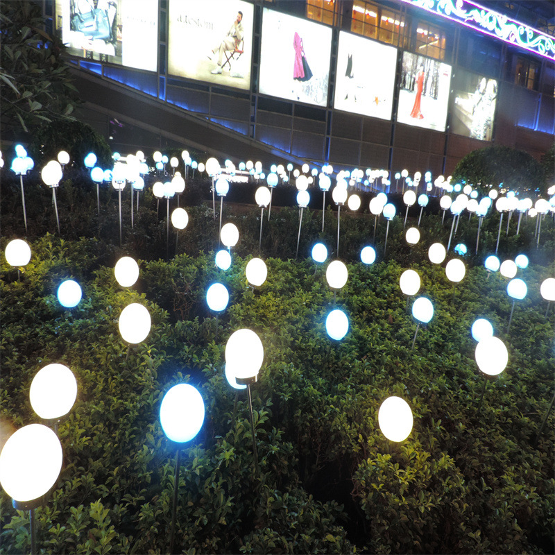 户外草坪灯星空彩圆球冷光庭院公园草丛景区亮化装饰沿江湖风光带