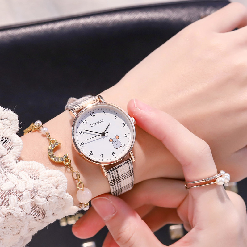 儿童手表女孩卡通女童幼儿小童初中学生8-9-12岁少女生可爱石英表
