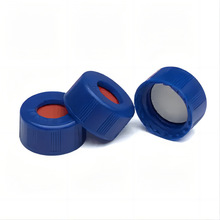 安捷伦2 mL样品瓶螺旋盖 蓝色瓶盖PTFE/红色硅橡胶隔垫5185-5820