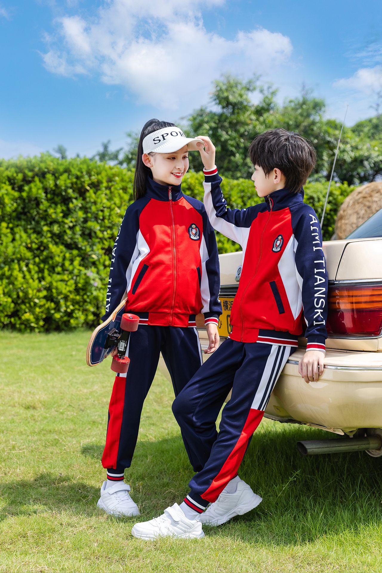 定制校服园服秋季亲子装中小学生大童休闲运动套装幼儿园班服厂家