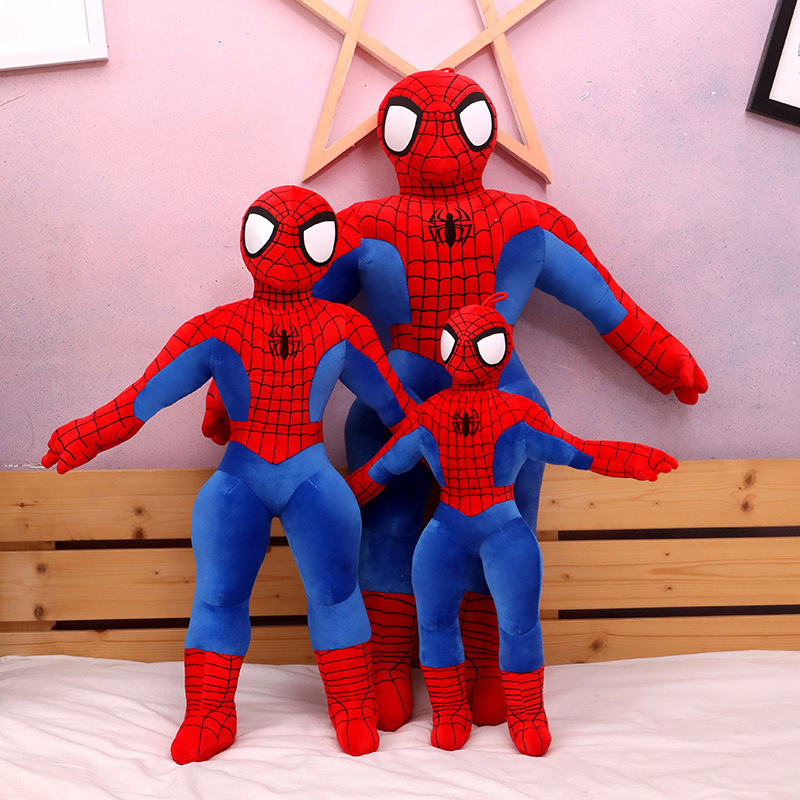 spider-man plush puppet and doll toy pillow boys style sleeping doll large birthday gift for boys and children