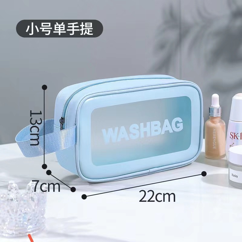 Dry Wet Separation Cosmetic Bag Multifunctional Portable Travel Toiletry Bag Large Capacity Waterproof Skincare Storage Bag New