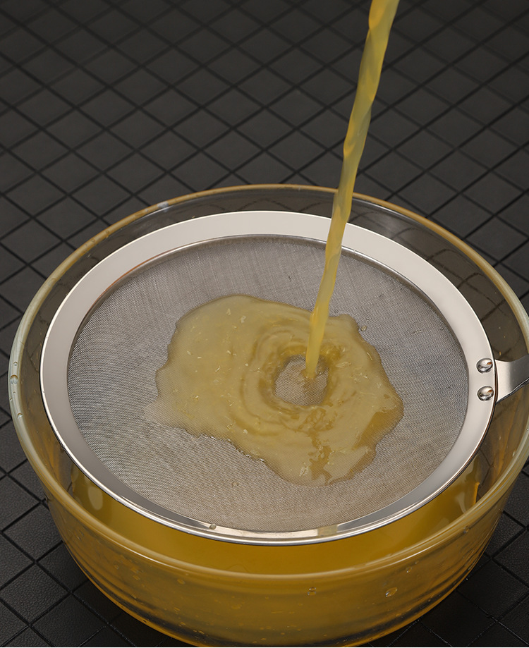 跨境货源高密不锈钢油格网漏304网面豆浆果汁过滤油隔勺厨房工具