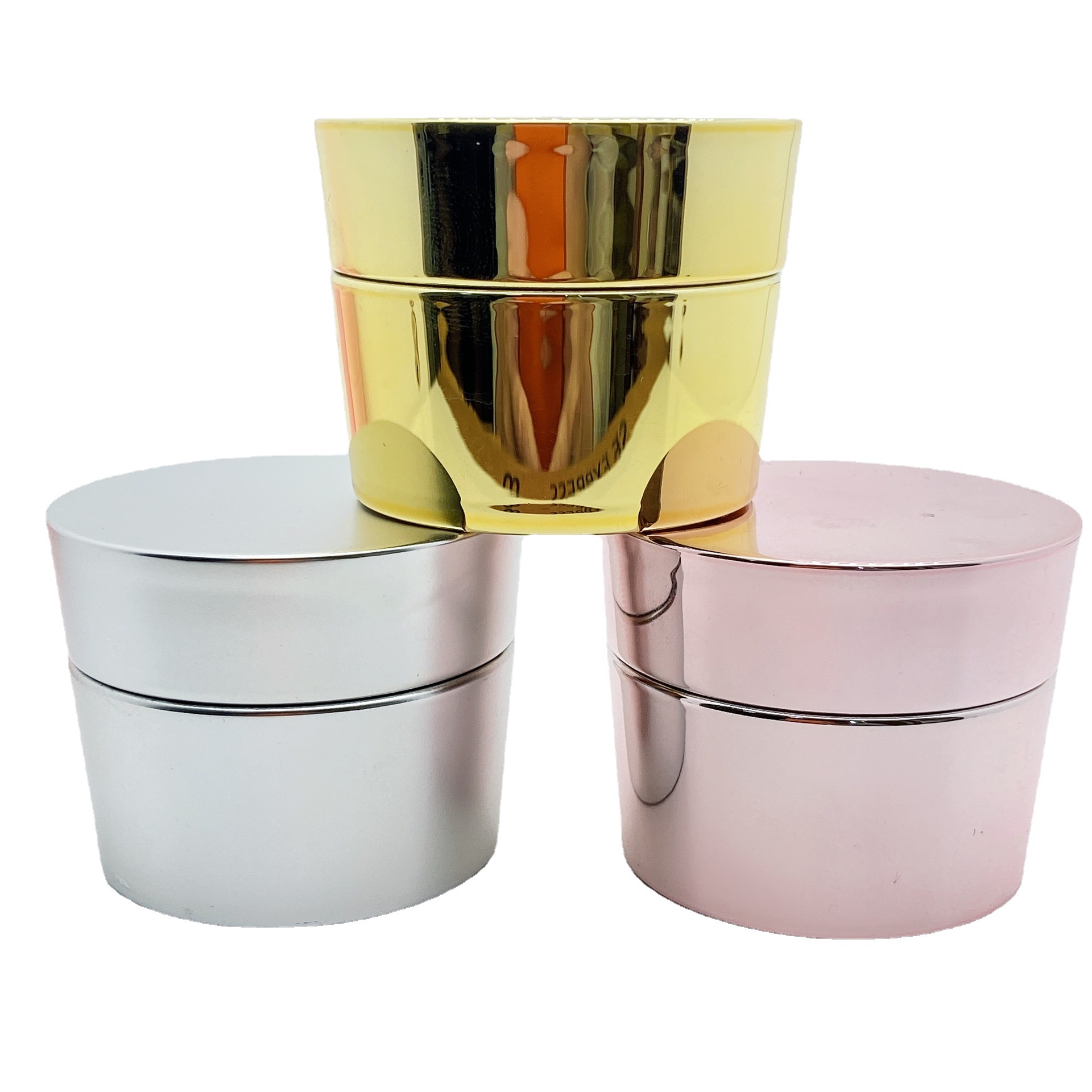 20g甲油胶瓶pp延长胶瓶子10g圆形双层塑料面霜瓶小样试用分装瓶