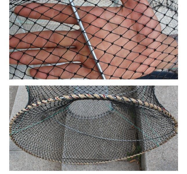 折叠捕鱼花篮竹笼渔网捕鱼乌龟鳖弹簧花蓝专捕甲鱼笼虾笼黑鱼笼