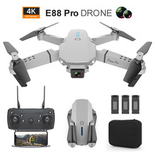跨境E88pro无人机高清航拍遥控玩具飞机4K双镜头E525四轴飞行器