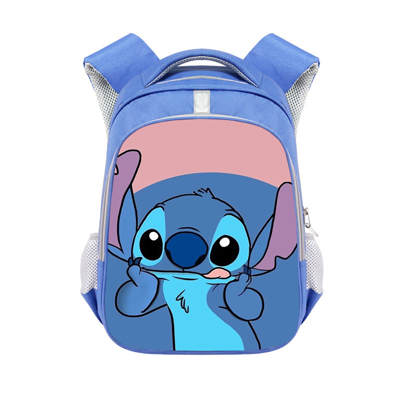 2024 Stitch Cartoon Primary School Bag Cute Men's and Women's Backpacks Fashion Lightweight Backpack Cross-Border Wholesale