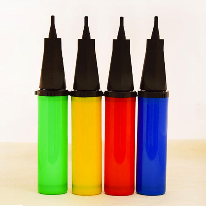 扁嘴塑料多用途气球手推打气筒双向迷你便携气球充气筒批发零售