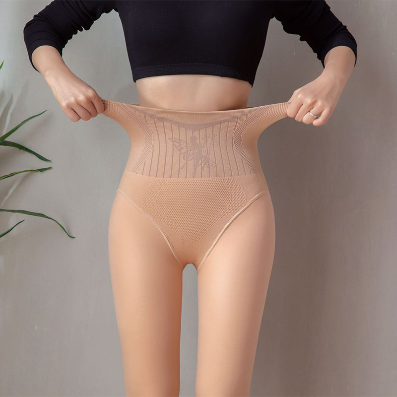 New High Waist Shaping One-Piece Trousers Water Light Pants Superb Fleshcolor Pantynose Anti-Snagging Leggings FARCENT Pantyhose