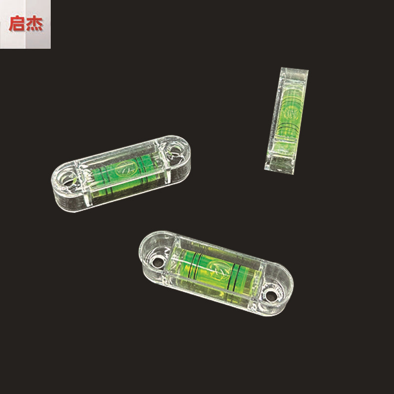 新品跨境水平泡55*15*15mm水准泡亚克力水准仪器水平珠小型水平仪