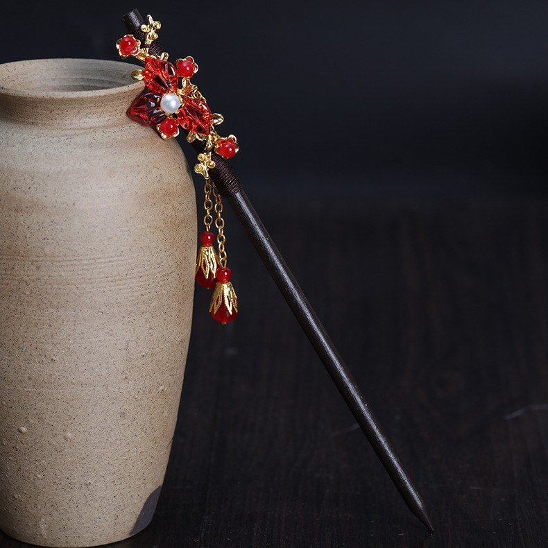 古风发簪女 流苏步摇簪子古装汉服盘发钗子影楼写真流苏发钗现货