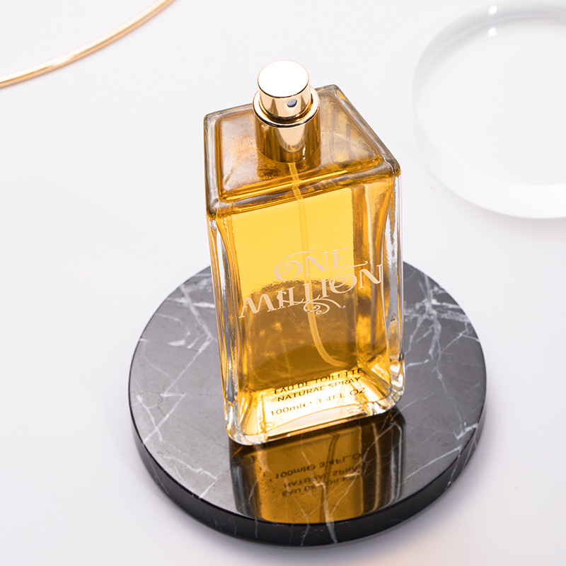 2023 New Men's Gold Brick Perfume Bottle 100ml Vietnamese Boys Fragrance Wooden Fragrance Factory Wholesale