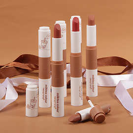 恒芳新品双头口红唇釉二合一哑光丝绒口红不易沾杯平价口红h9433