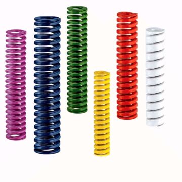 德国 fibro  die spring 菲薄若iso10243 绿 蓝 红 黄色矩形弹簧