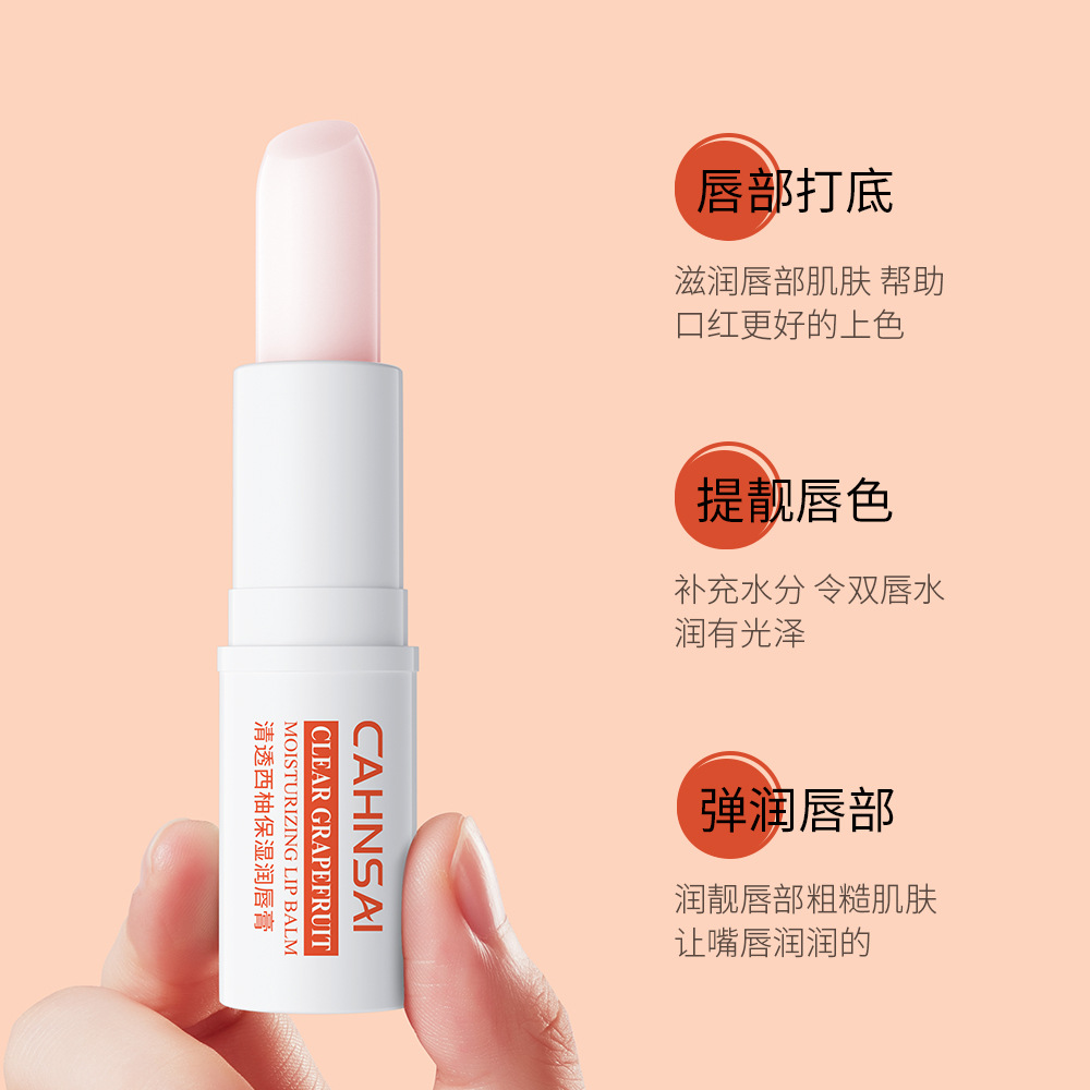 Chanrmshey Fruit Flavor Lip Balm Hydrating Moisturizing and Nourishing Dry Rough Lip Care Lip Balm Factory Wholesale