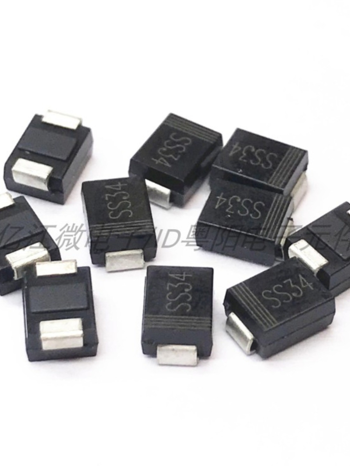 20个全新in5822 do201直插3a/40v ss34贴片smc二极管do214sma smb