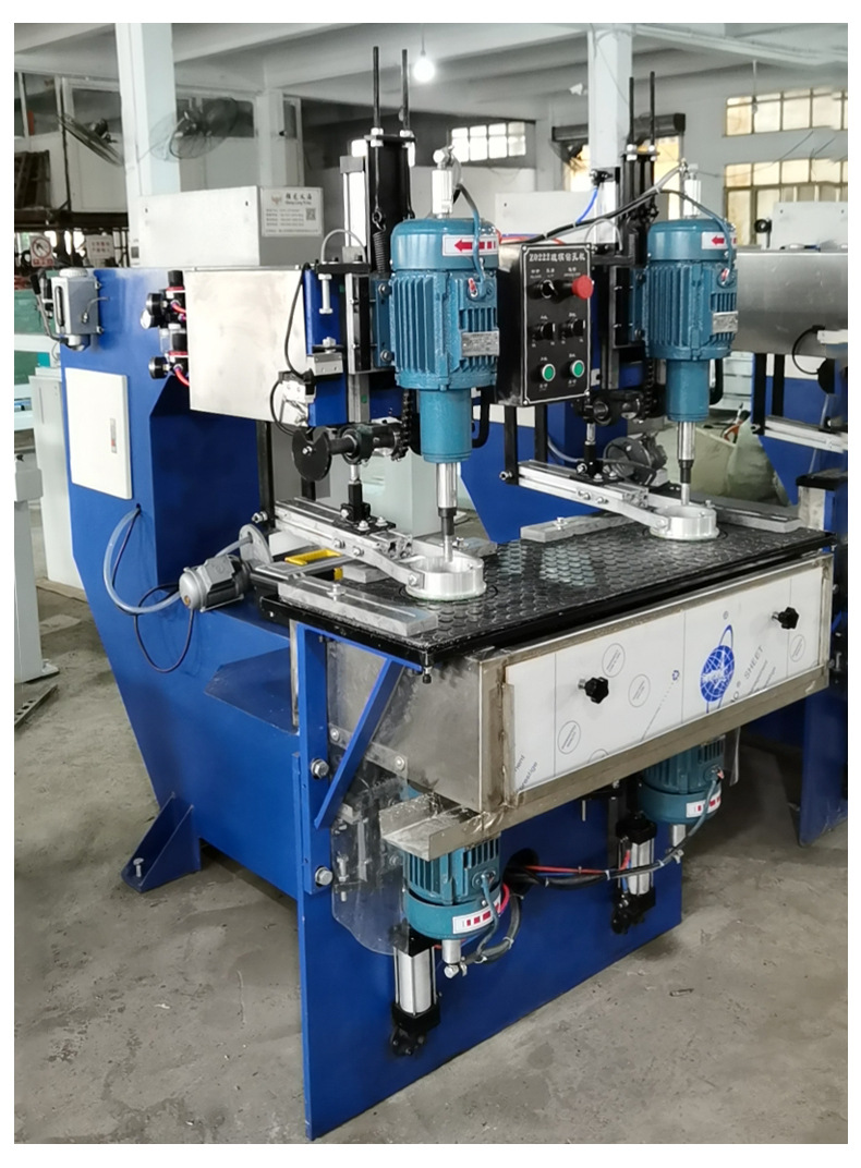 qlz-0222-2玻璃双头自动钻孔机玻璃钻孔打孔机械自动开孔机器