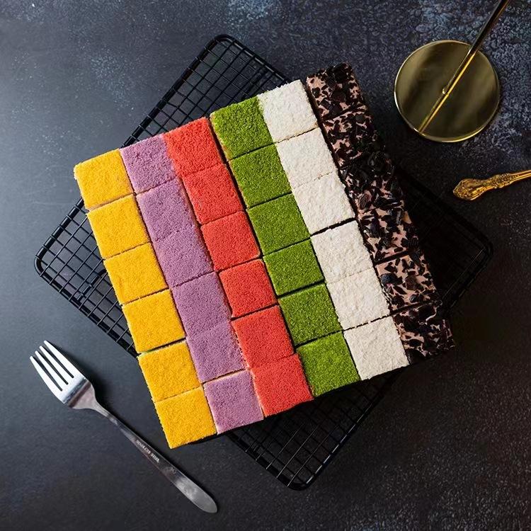 厂家 乳脂拼装小方块 方形 慕斯蛋糕 自助餐 成品 半成品一元西点