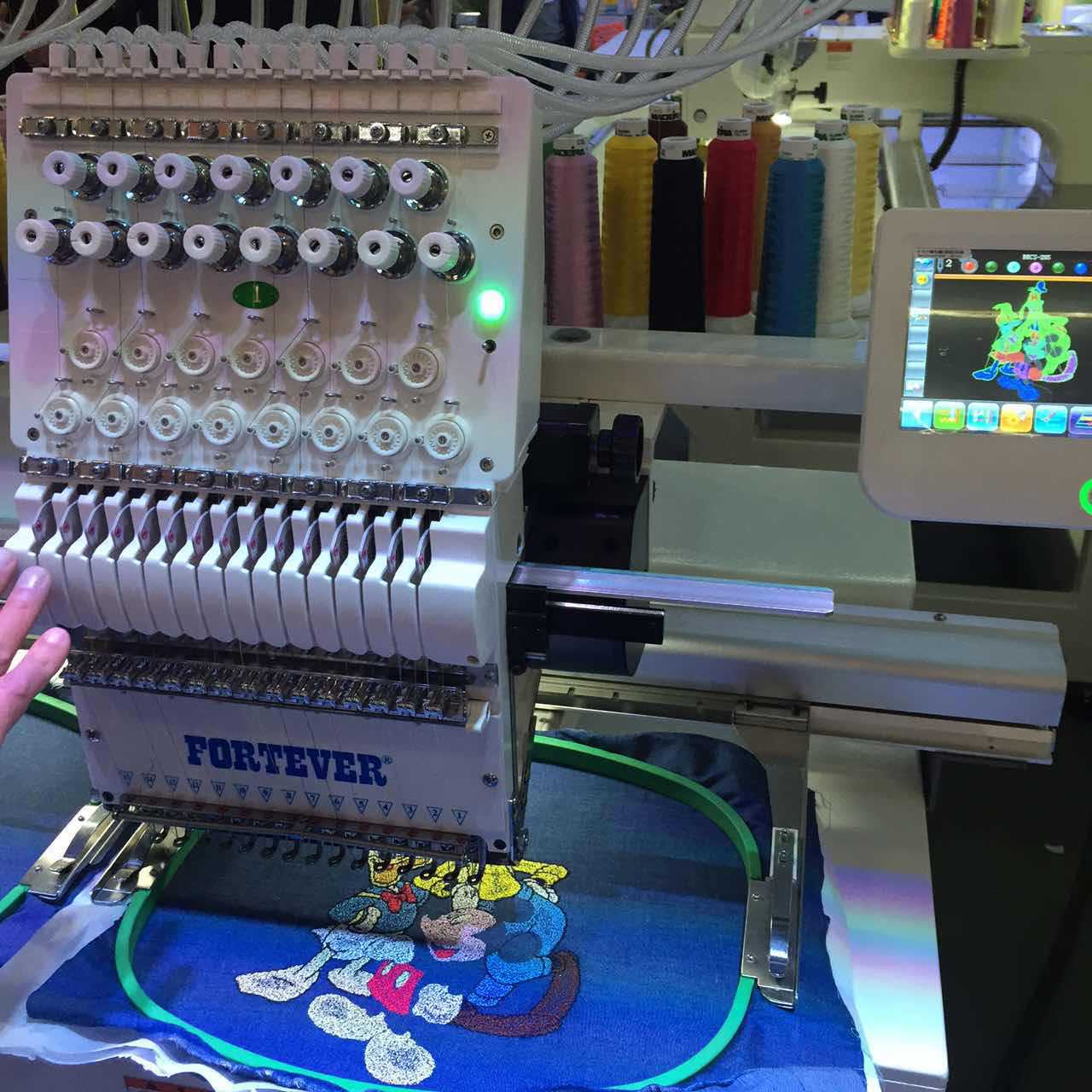 自动电脑服装袜子毛巾商标图案刺绣机家用单头十字绣