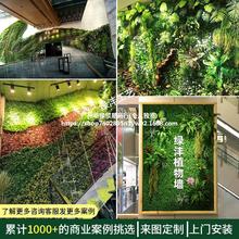 仿真植物墙假绿植墙配材尤加利围挡绿化花束插花绿叶装饰仿真花束