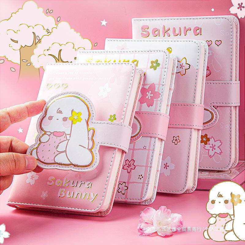 手账本女生可爱少女心笔记本2023年新款手帐本子高颜值卡通日记本