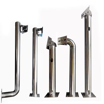 厂家供应不锈钢监控摄像机鸭嘴支架海康吊装万向摄像头支架直型30