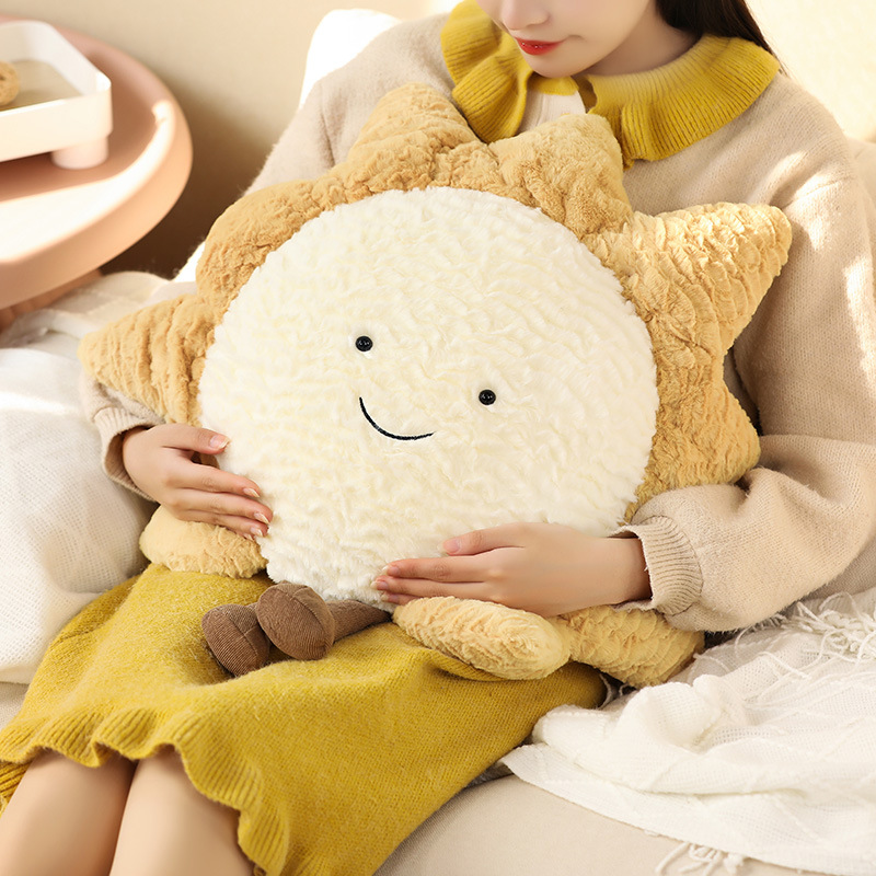 Nordic Style Sun Moon XINGX Modeling Photo Props Child Comfort Plush Doll Sleeping Pillow for Girl Cute