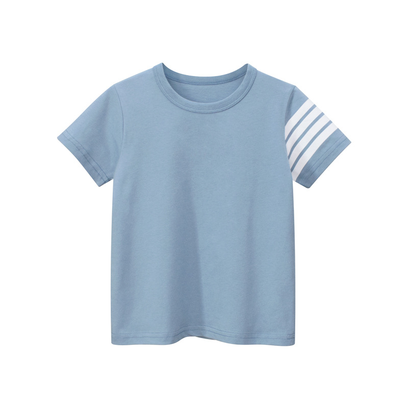 27Kids Brand Children's Clothing Boy's Short-Sleeved T-shirt Baby Clothes 2024 Summer Children's Clothing One Piece Dropshipping