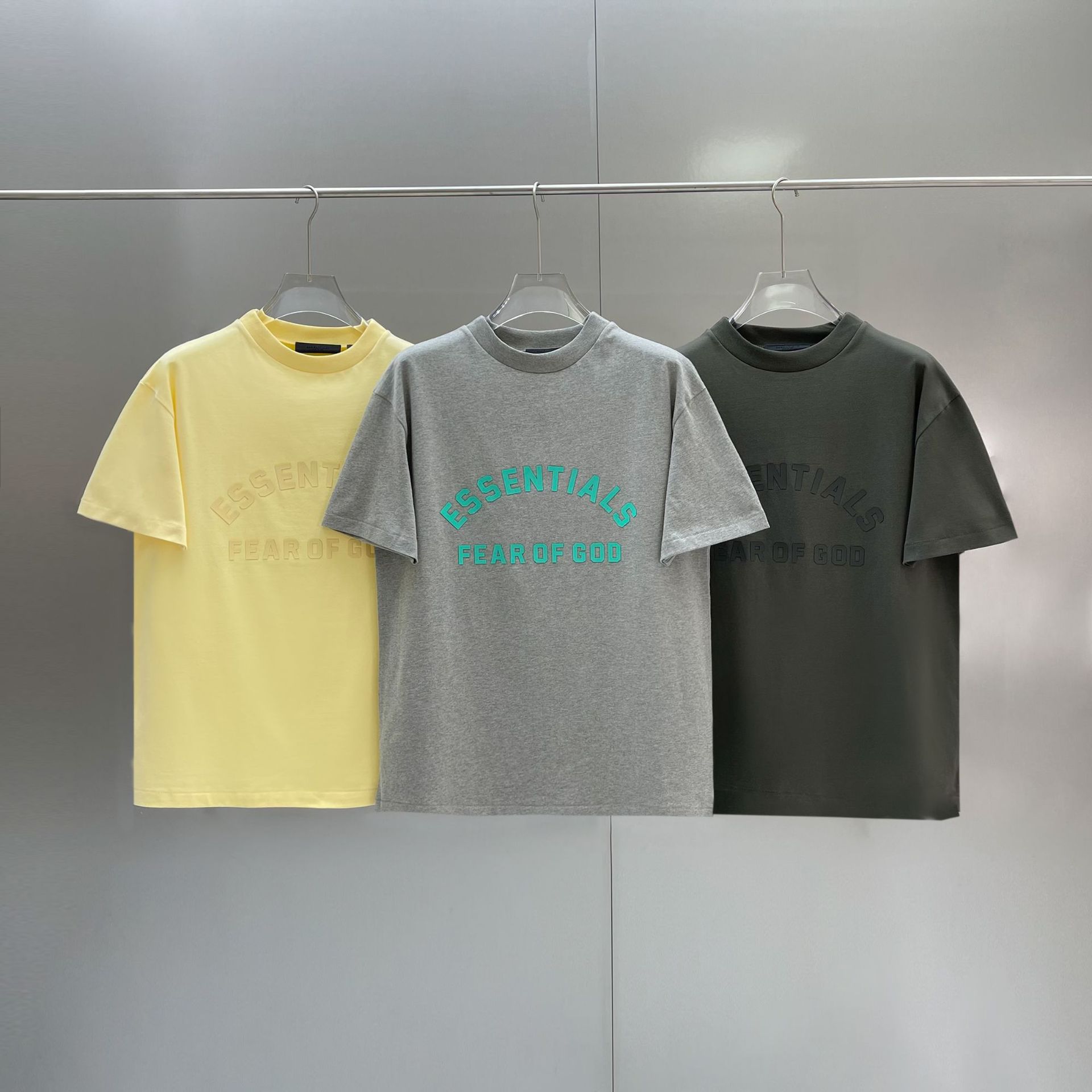 24ss fear of god复线essentials潮牌夏季宽松纯棉短袖t恤男i