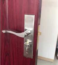 室内卧室房门锁可调节免改孔锁锁心家用实木门把手通用型锁具单舌