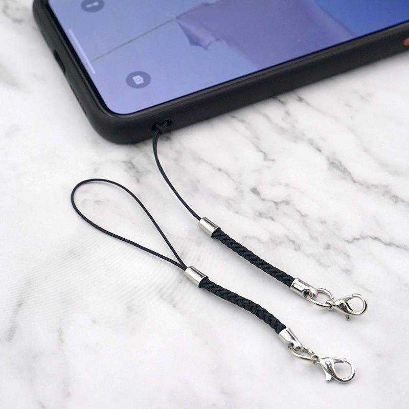 大量批发彩色编织绳龙虾扣 DIY玉米麻花绳手机挂绳玩具链吊绳配件