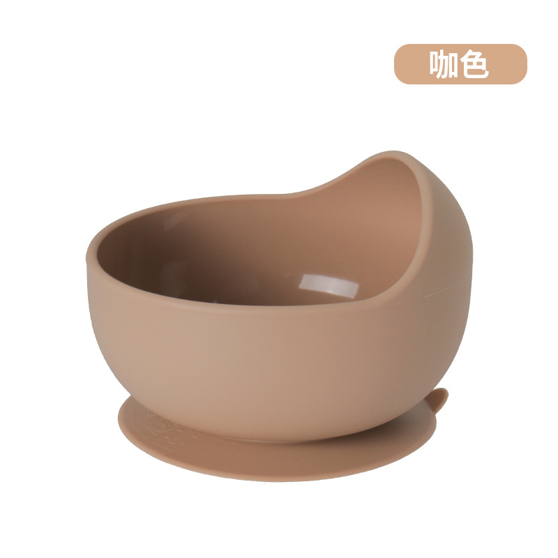 Baby Snail Snack Catcher Silicone Children's Tableware Solid Food Bowl Silicone Plate Suit