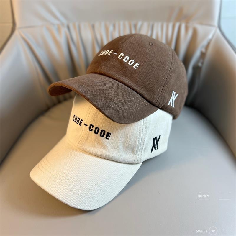 Early Spring New Baseball Cap Women‘s Letters Show Face Small Soft Top Korean Style Fashion Brand Hat Men‘s Cool Casual Peaked Cap Universal