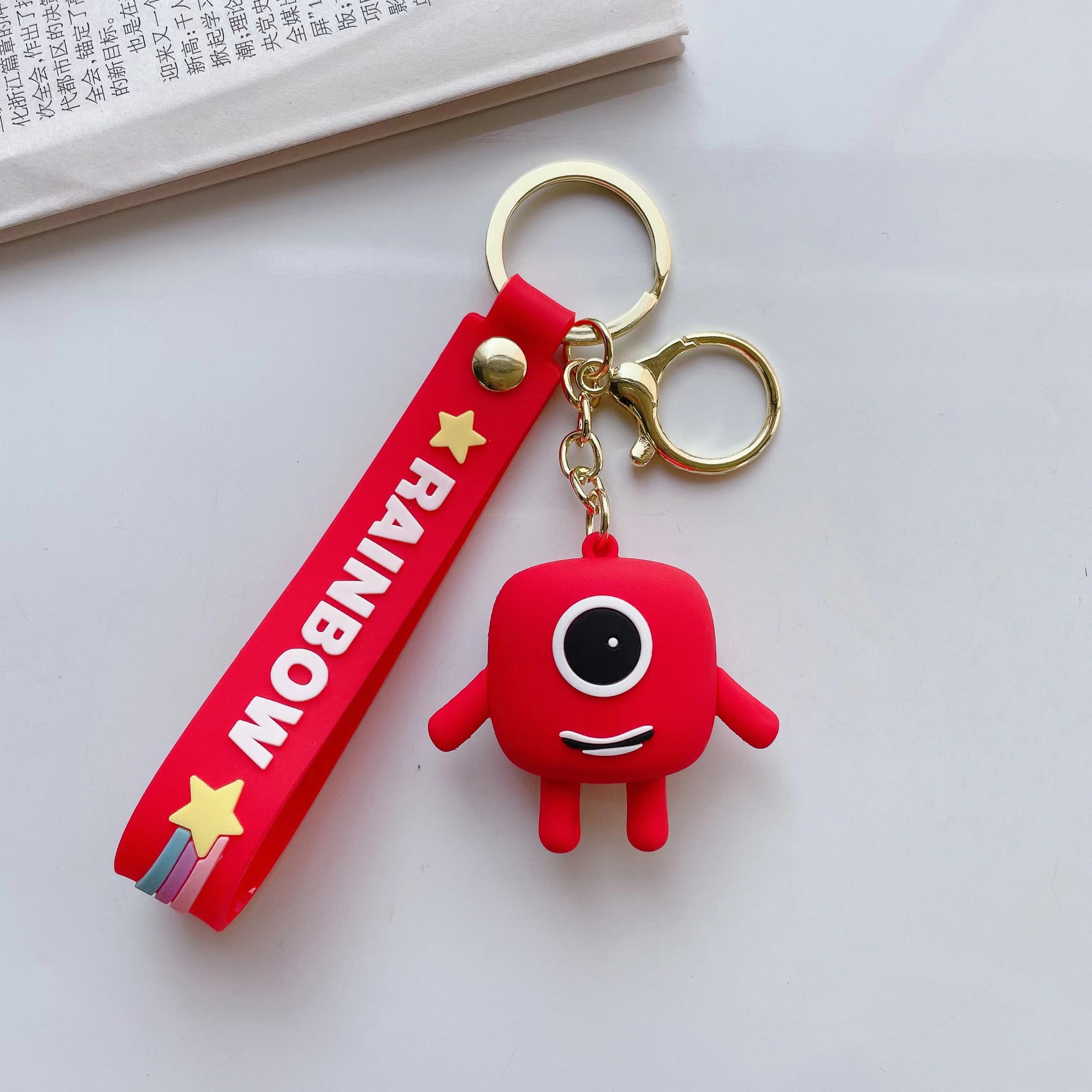 New Cross-Border Alphabet Lore Digital Legend Keychain Children Enlightenment Digital Doll Pendant Wholesale