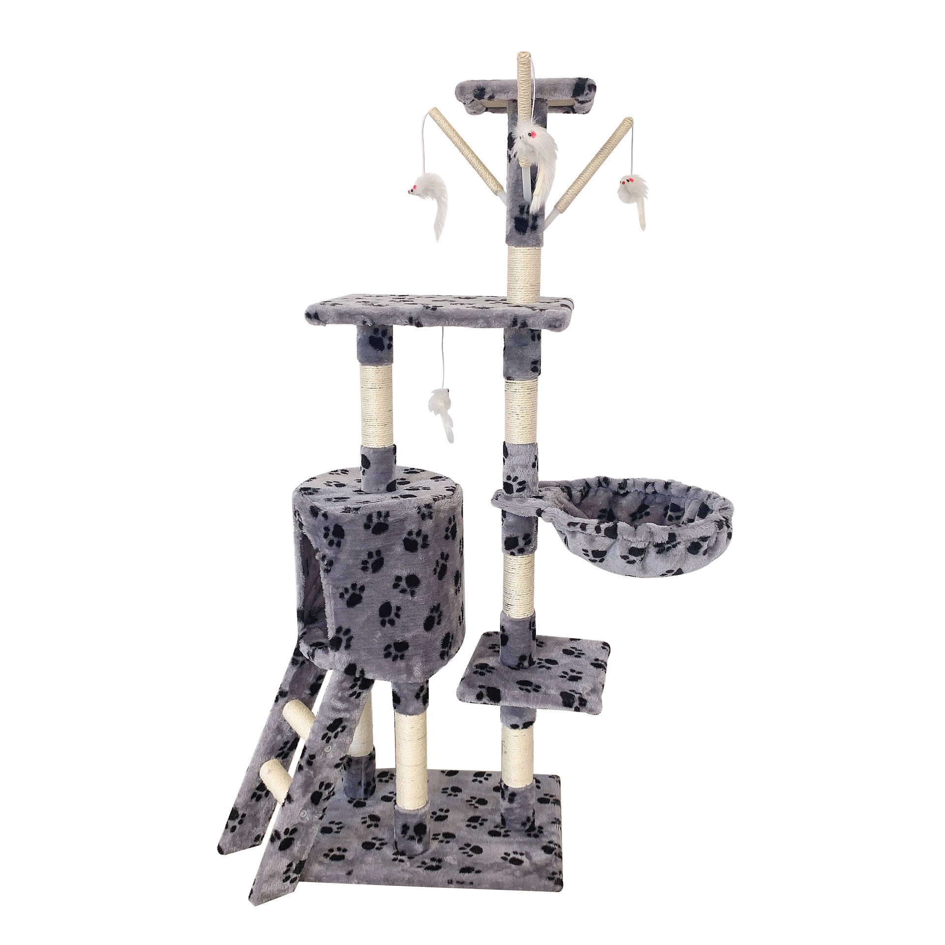 Cat Climbing Frame Integrated Cat Nest Cat Tree Tower Cat Rack Large Sisal Toy Jumping Platform Cat Supplies Foreign Trade Wholesale